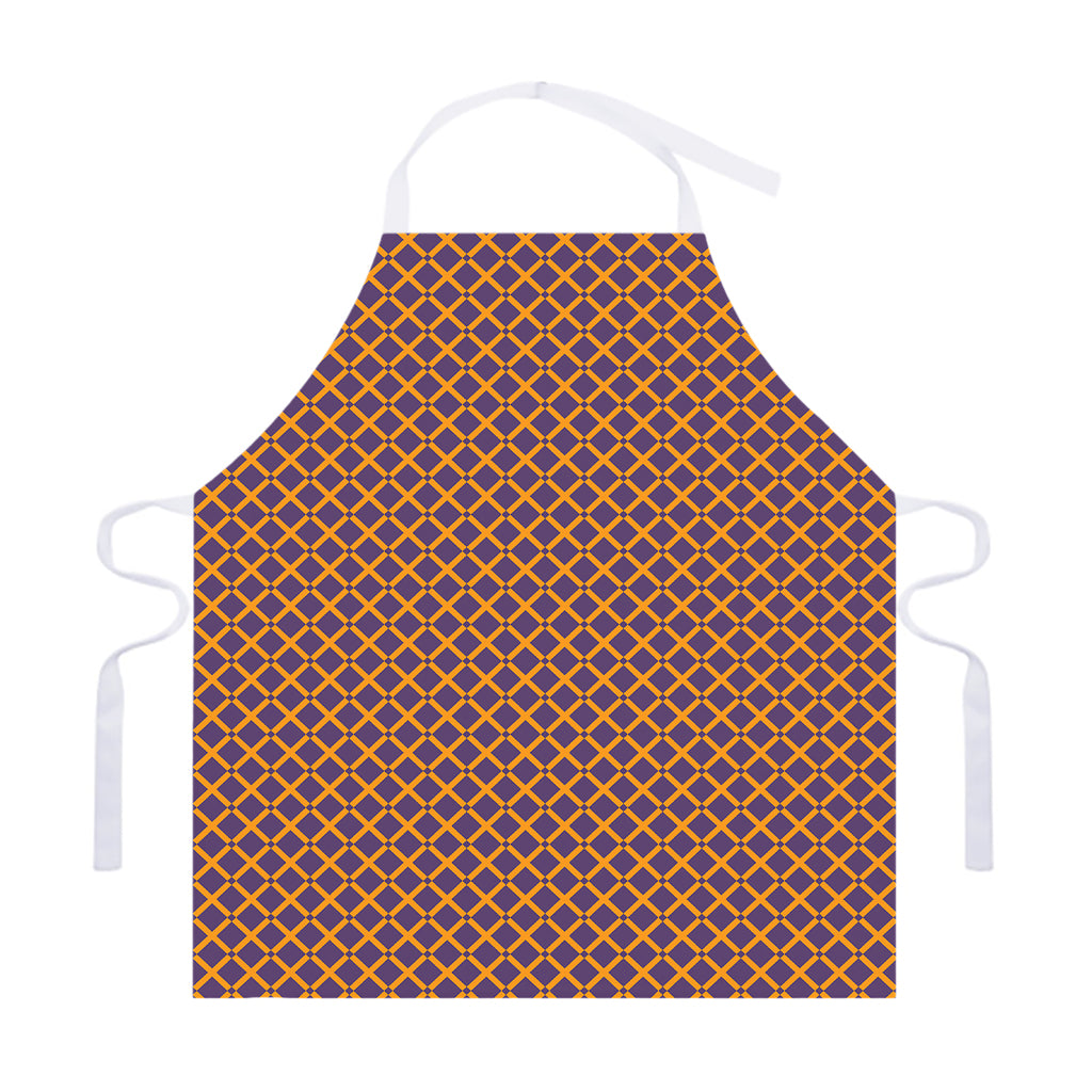 Halloween X Pattern Print Adjustable Apron