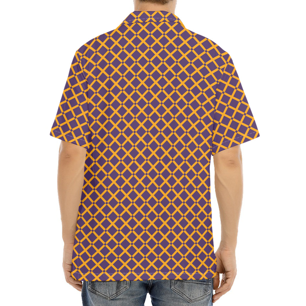 Halloween X Pattern Print Aloha Shirt