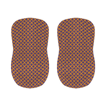 Halloween X Pattern Print Bar Stool Covers