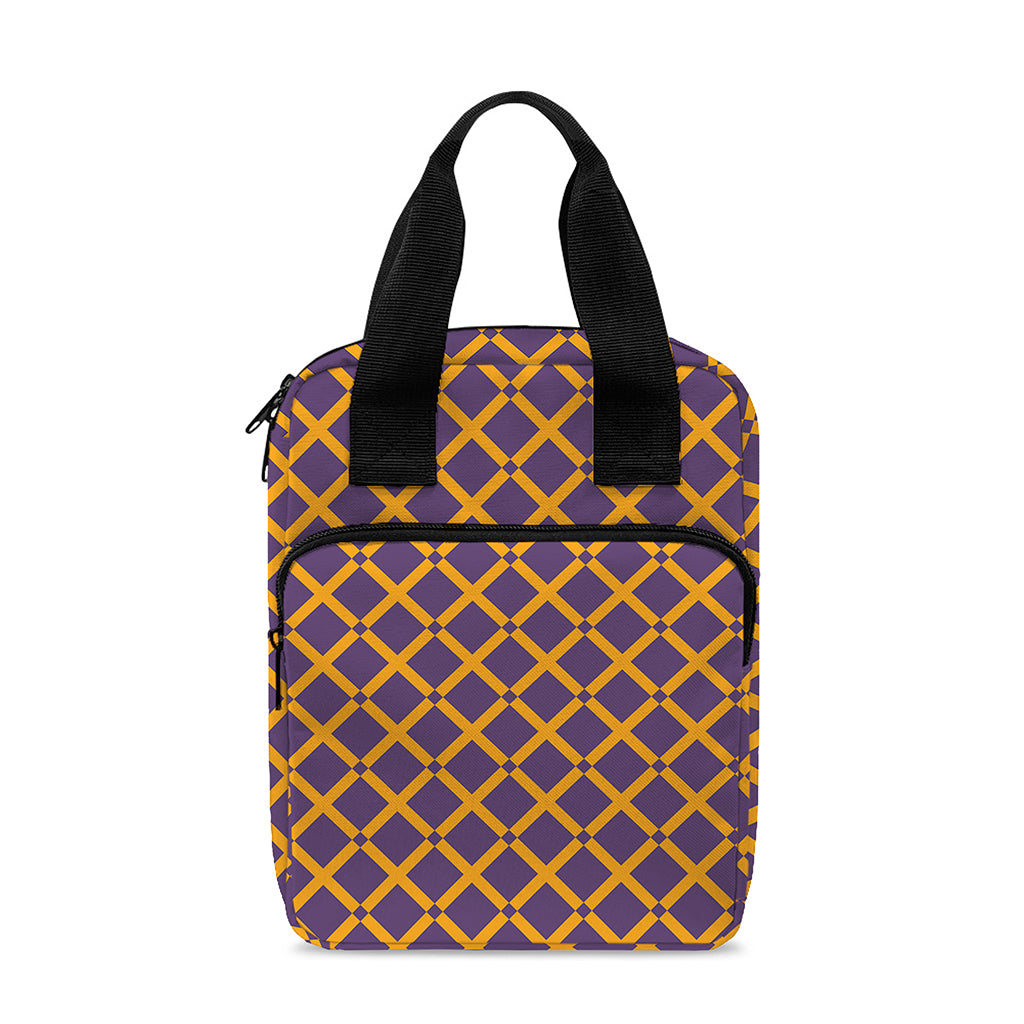 Halloween X Pattern Print Bible Tote Bag