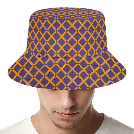 Halloween X Pattern Print Bucket Hat