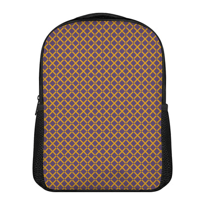 Halloween X Pattern Print Casual Backpack