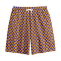 Halloween X Pattern Print Cotton Shorts