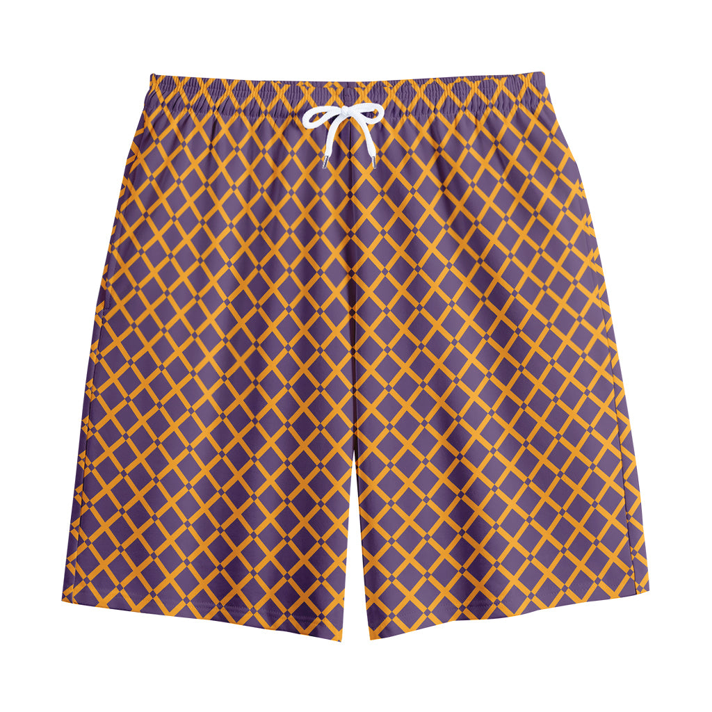 Halloween X Pattern Print Cotton Shorts