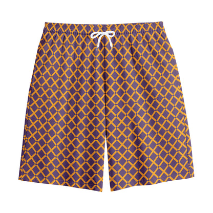 Halloween X Pattern Print Cotton Shorts