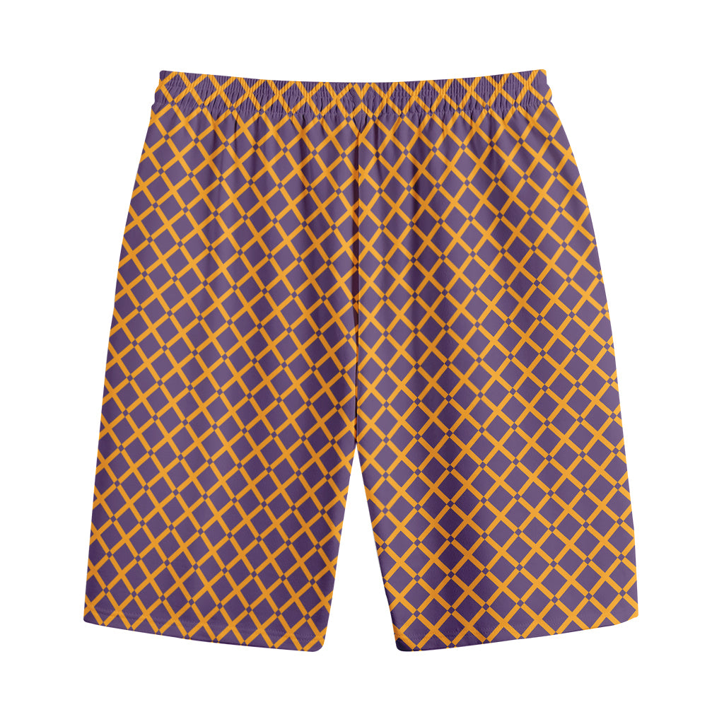 Halloween X Pattern Print Cotton Shorts