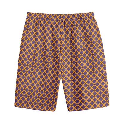 Halloween X Pattern Print Cotton Shorts