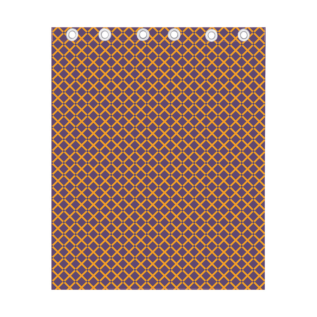 Halloween X Pattern Print Curtain