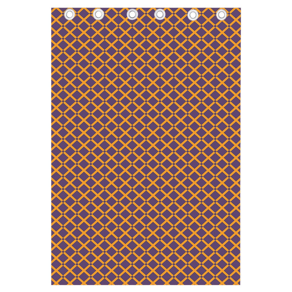 Halloween X Pattern Print Curtain