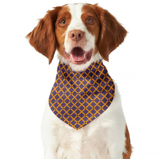 Halloween X Pattern Print Dog Bandana