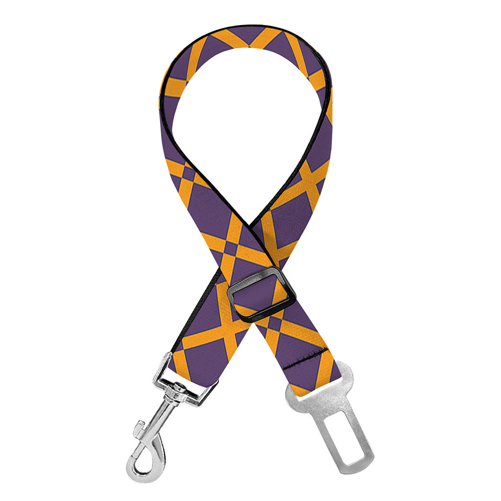 Halloween X Pattern Print Dog Seat Belt