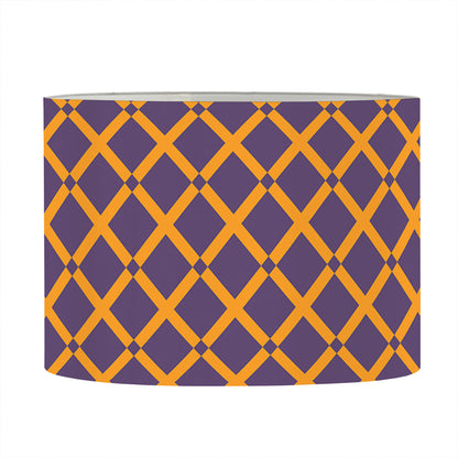 Halloween X Pattern Print Drum Lamp Shade