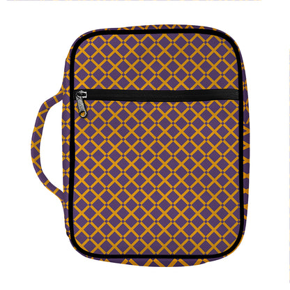 Halloween X Pattern Print Front Pocket Bible Bag