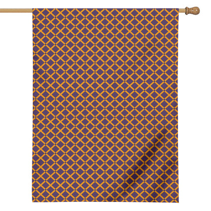 Halloween X Pattern Print House Flag