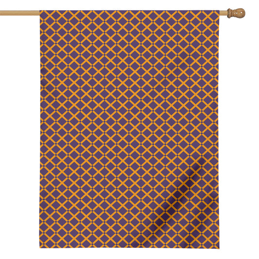 Halloween X Pattern Print House Flag