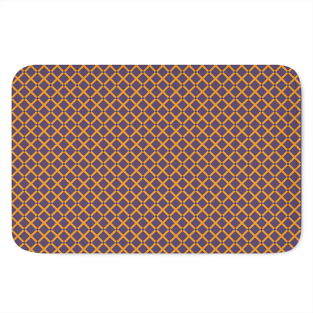 Halloween X Pattern Print Indoor Door Mat