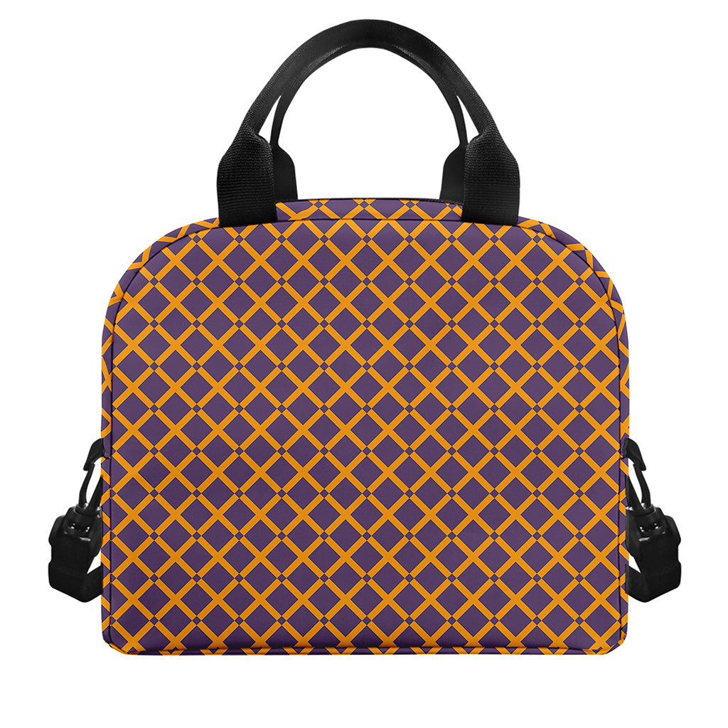 Halloween X Pattern Print Insulated Lunch Bag