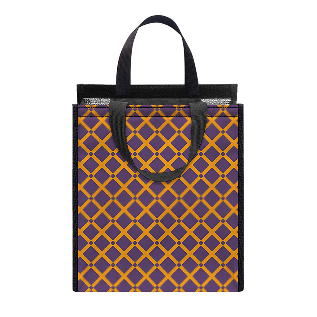 Halloween X Pattern Print Insulated Lunch Tote