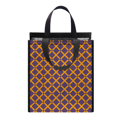 Halloween X Pattern Print Insulated Lunch Tote