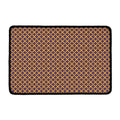 Halloween X Pattern Print Kitchen Mat