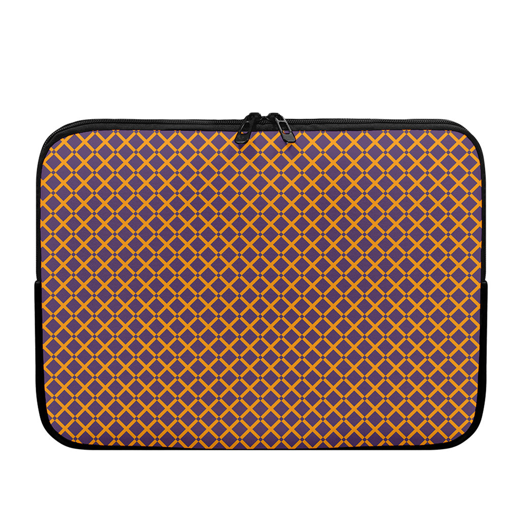 Halloween X Pattern Print Laptop Sleeve
