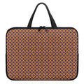 Halloween X Pattern Print Laptop Sleeve With Handle