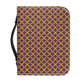 Halloween X Pattern Print Leather Bible Cover
