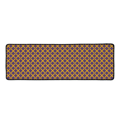 Halloween X Pattern Print Long Kitchen Mat
