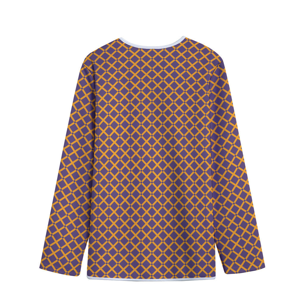 Halloween X Pattern Print Long Sleeve Short Coat