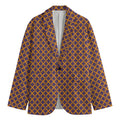 Halloween X Pattern Print Men's Blazer
