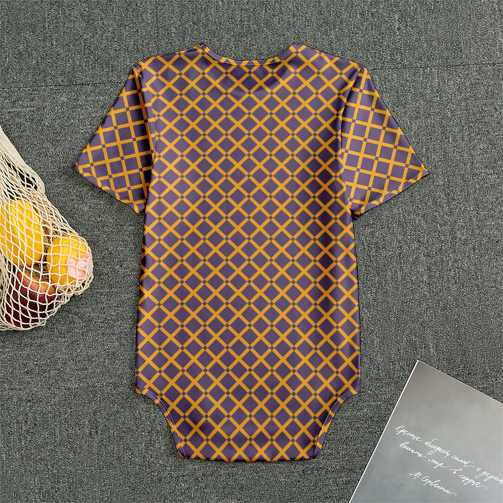 Halloween X Pattern Print Men's Bodysuit