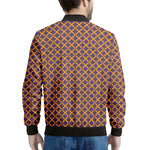 Halloween X Pattern Print Men's Bomber Jacket