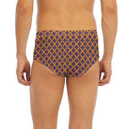 Halloween X Pattern Print Men's Briefs