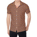 Halloween X Pattern Print Men's Shirt