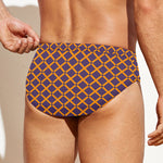 Halloween X Pattern Print Men's Swim Briefs