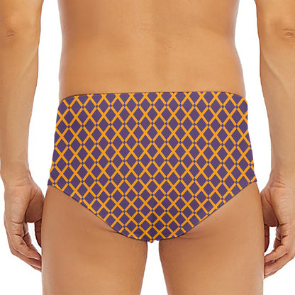Halloween X Pattern Print Men's Triangle Swim Briefs