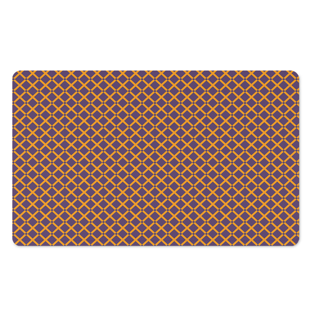 Halloween X Pattern Print Polyester Doormat