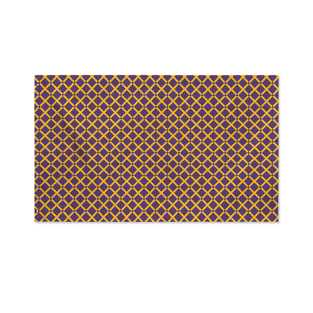 Halloween X Pattern Print Polyester Flag