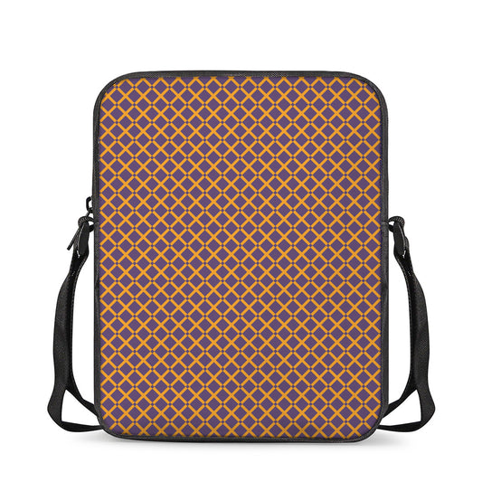 Halloween X Pattern Print Rectangular Crossbody Bag