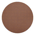 Halloween X Pattern Print Round Blanket