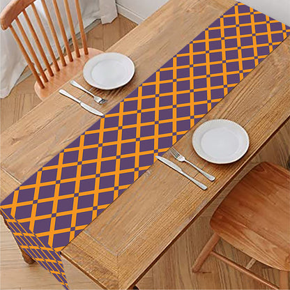 Halloween X Pattern Print Table Runner