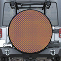 Halloween X Pattern Print Tire Cover