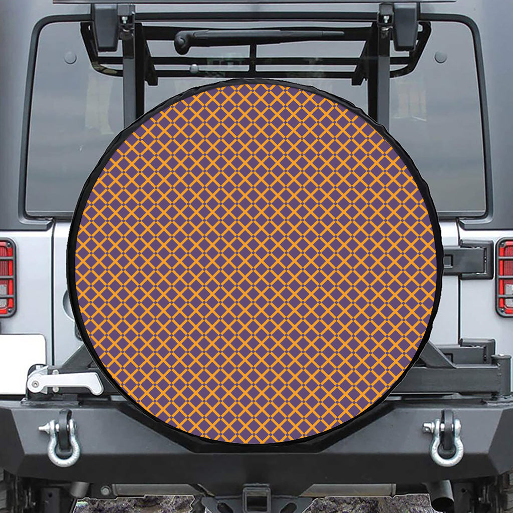 Halloween X Pattern Print Tire Cover
