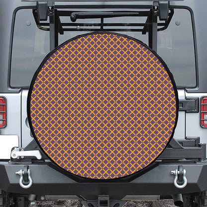 Halloween X Pattern Print Tire Cover