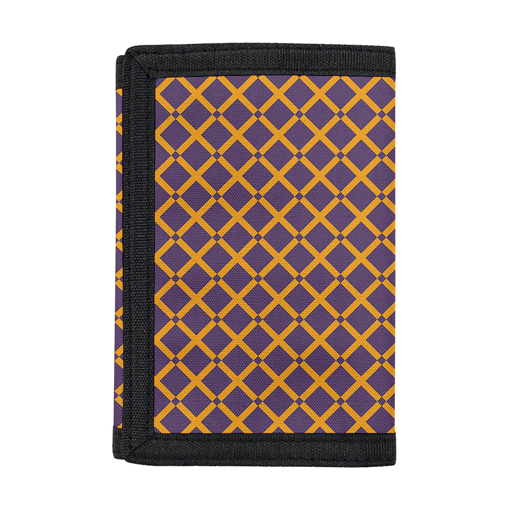 Halloween X Pattern Print Trifold Wallet