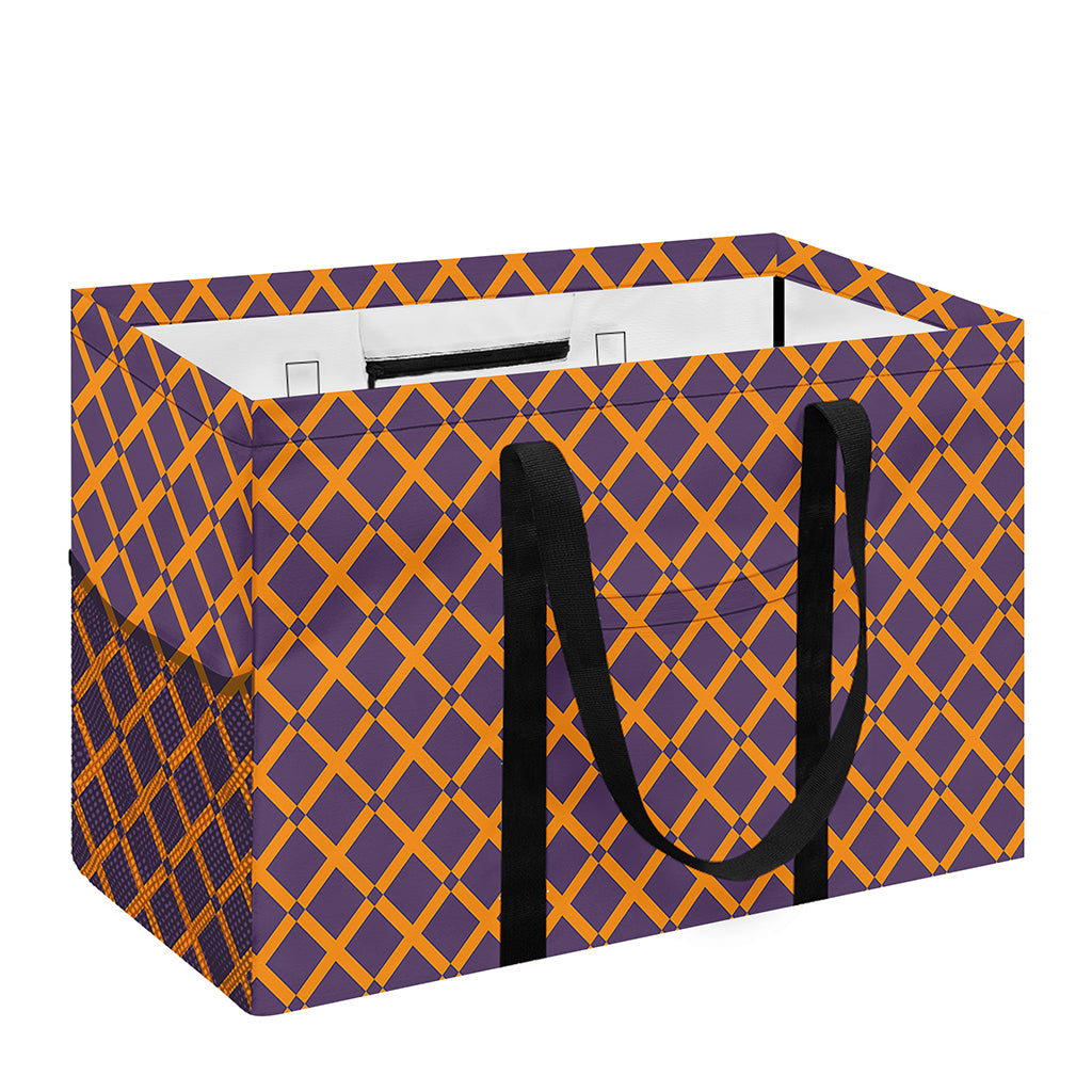 Halloween X Pattern Print Utility Tote Bag