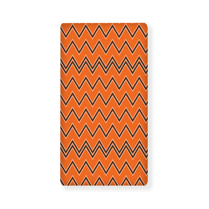 Halloween Zig Zag Pattern Print Baby Crib Sheet