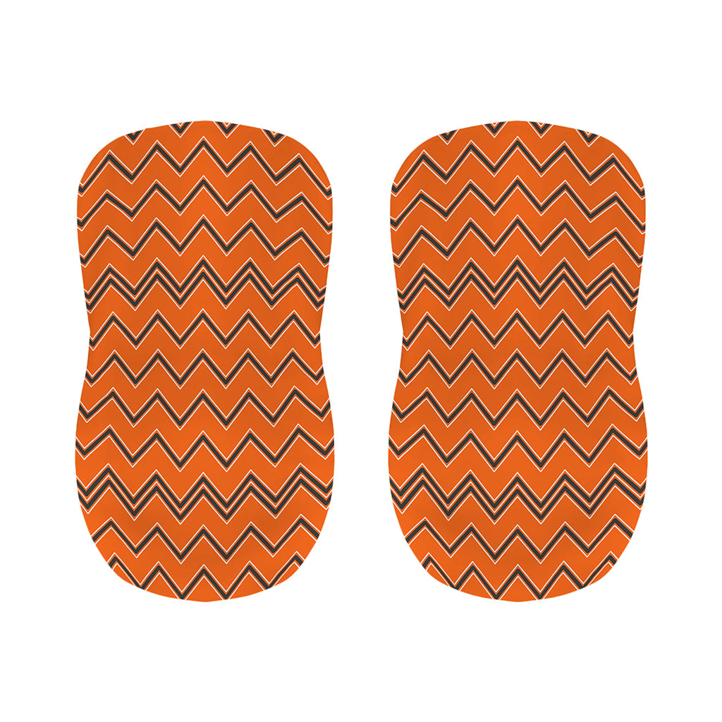 Halloween Zig Zag Pattern Print Bar Stool Covers