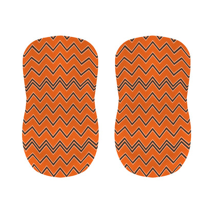 Halloween Zig Zag Pattern Print Bar Stool Covers
