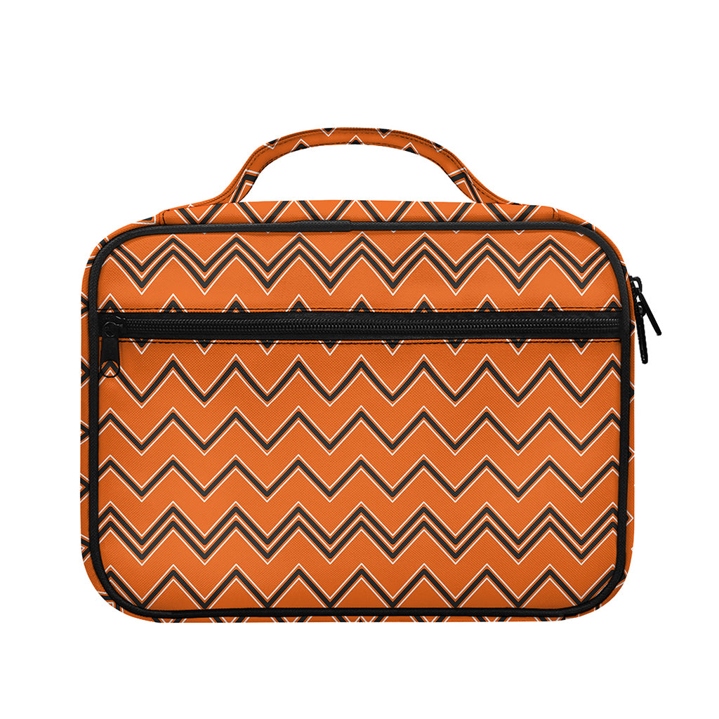 Halloween Zig Zag Pattern Print Briefcase Bible Bag